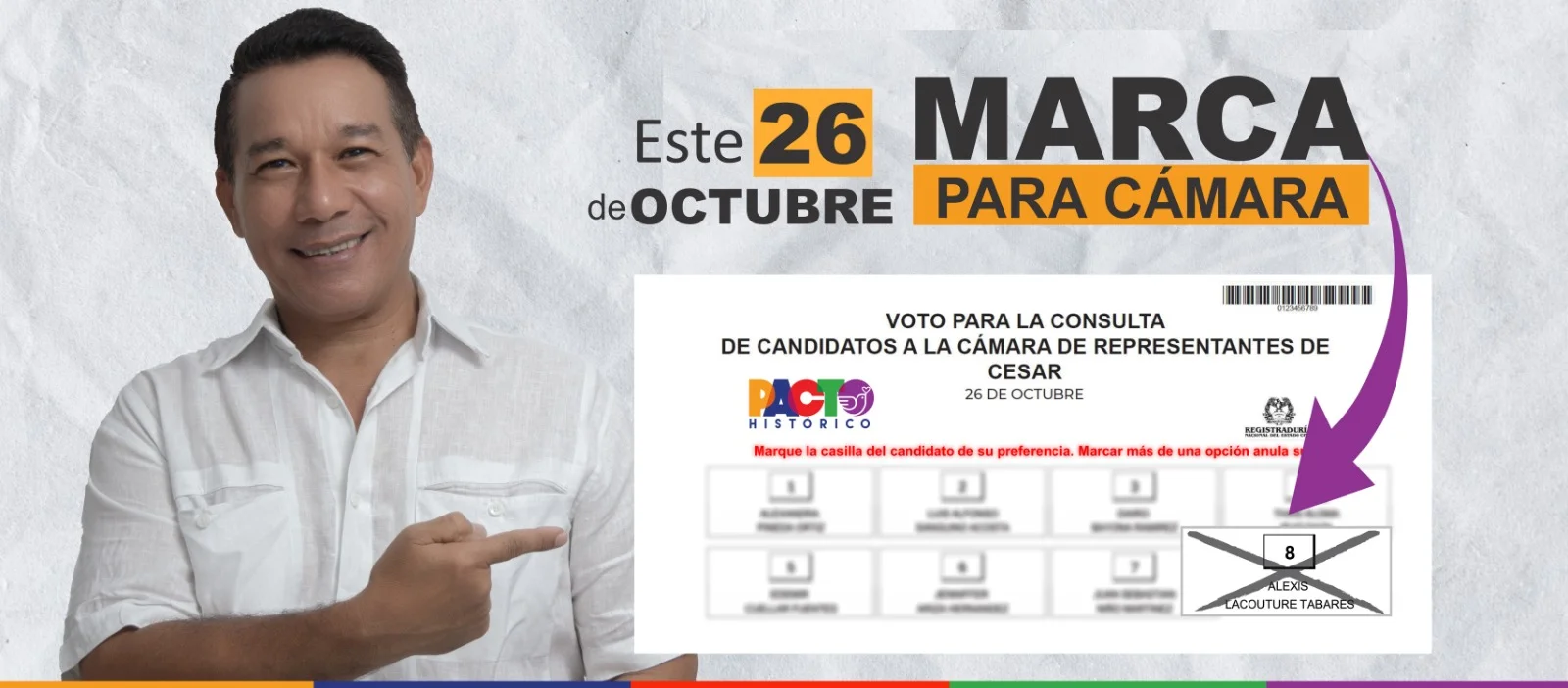 Alexis Lacouture Tabares con la comunidad
