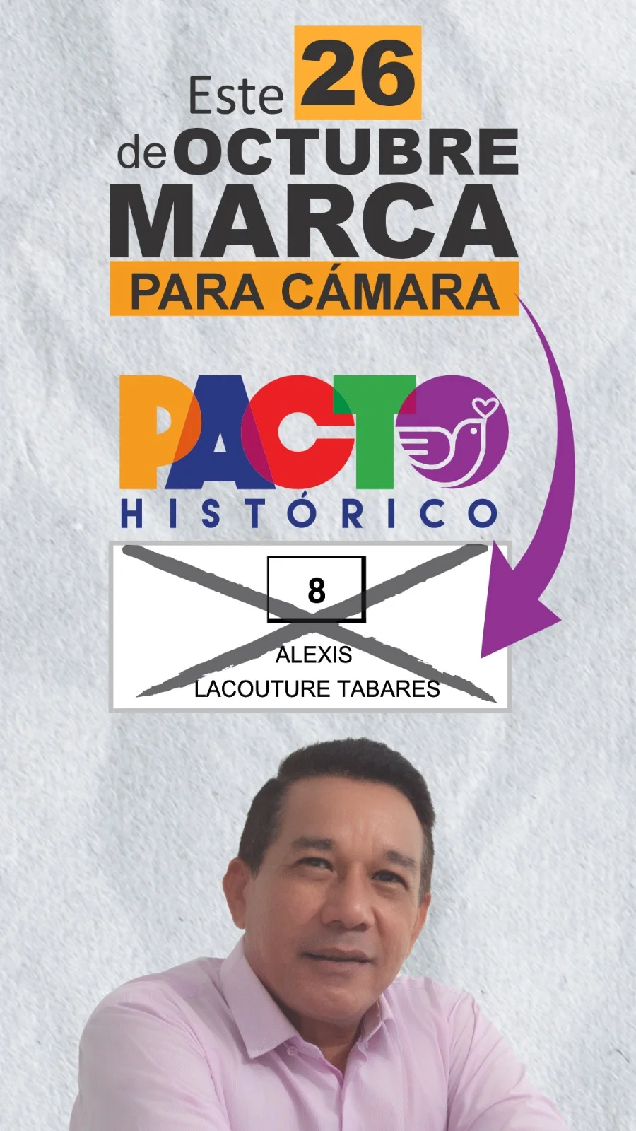 Alexis Lacouture Tabares - Candidato a la Cámara